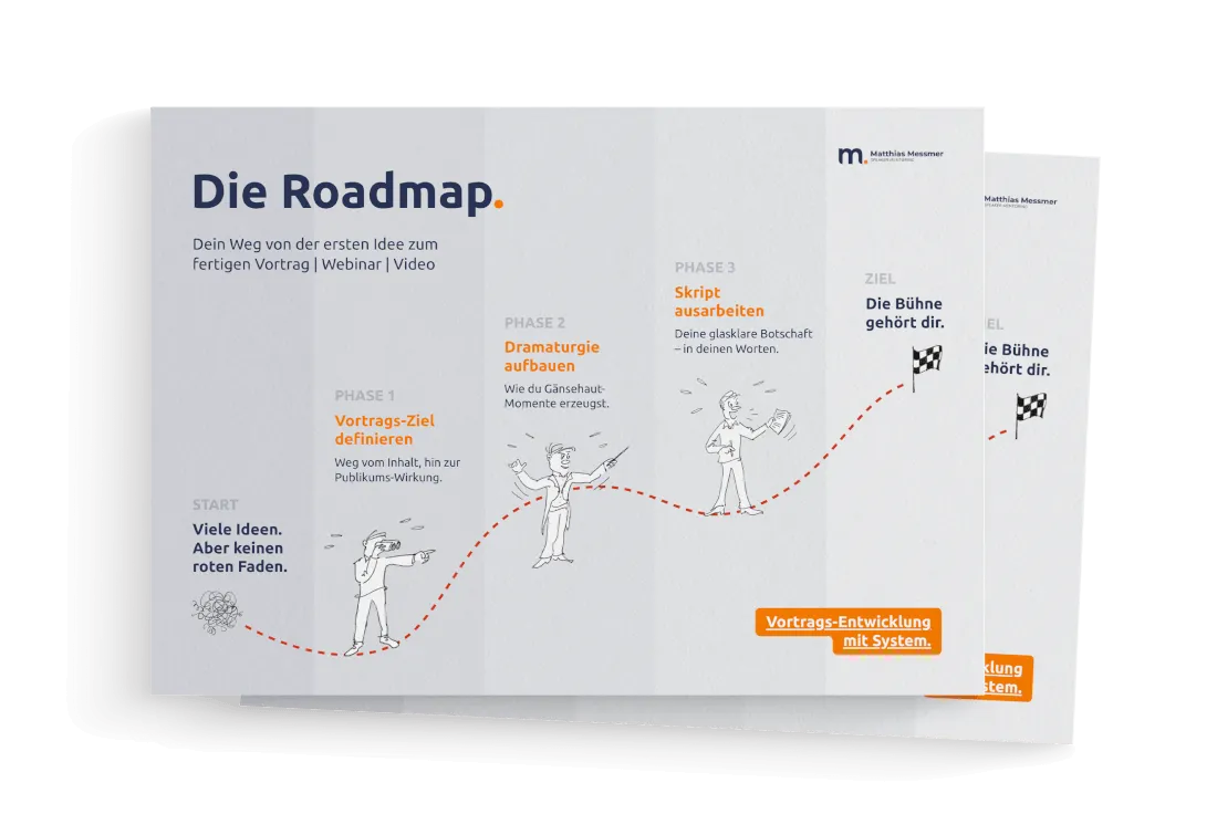 Die Roadmap: Dein Weg von der ersten Idee zum fertigen Vortrag